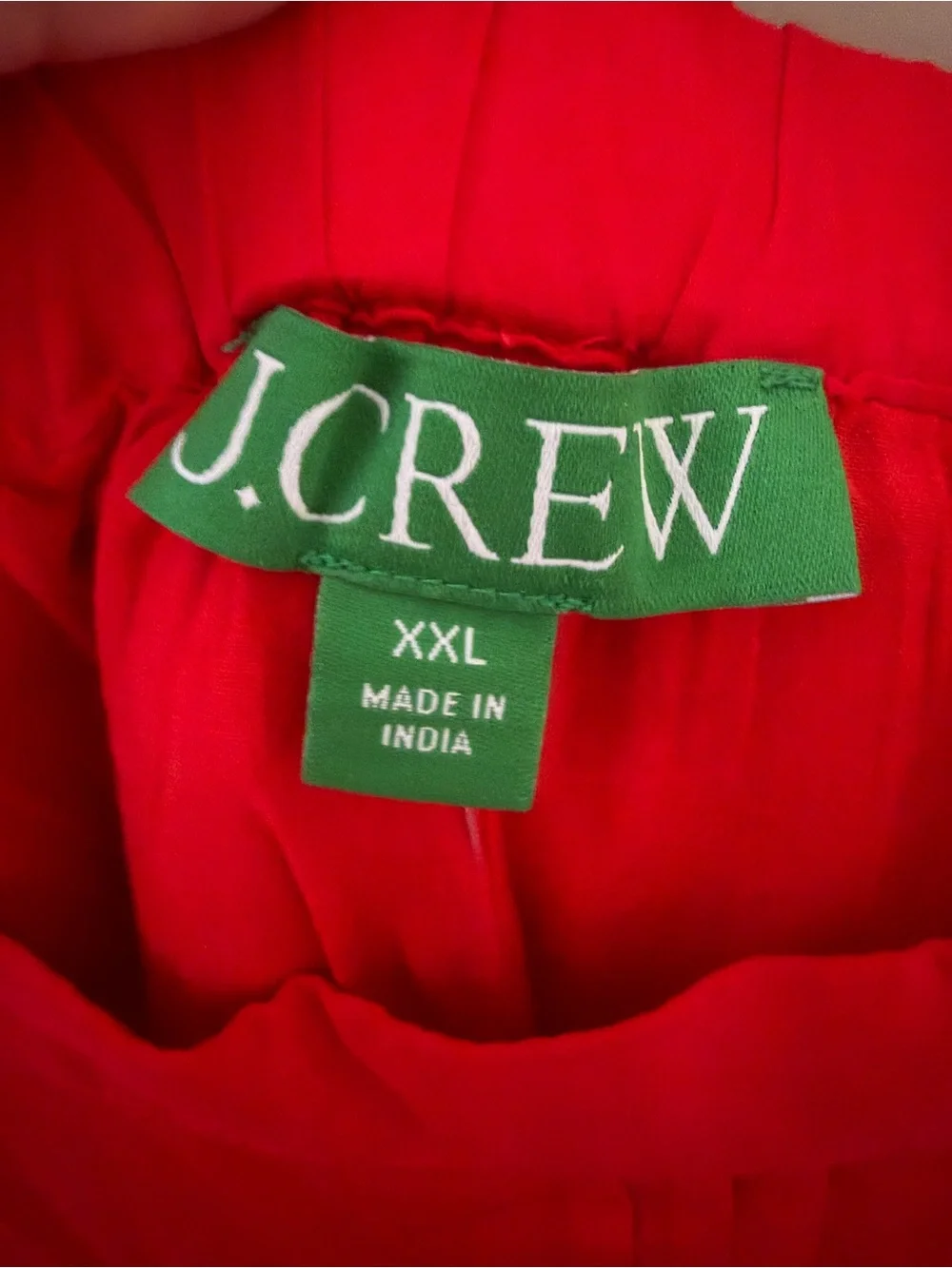 J. Crew red maxi dress